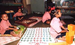 Children at Montessori Centre